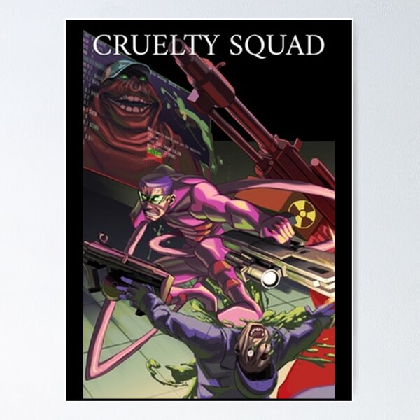 cruelty squad fight Poster   product Offical kaiju no 8 Merch