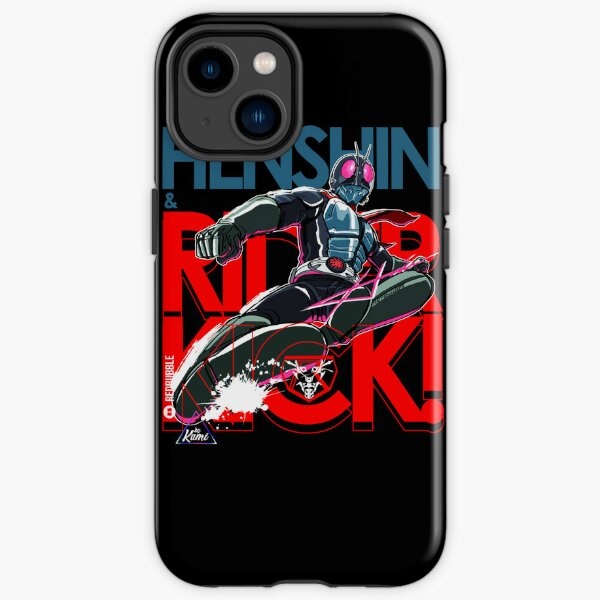 Hen-Shin & Rider Kick Color iPhone Tough Case   product Offical kaiju no 8 Merch