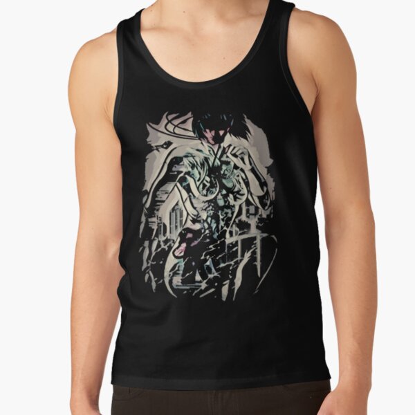 Ghost in the Shell Tank Top   product Offical kaiju no 8 Merch