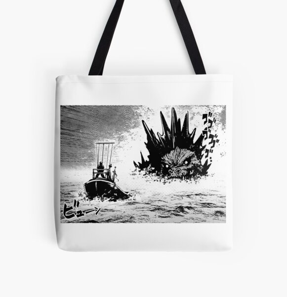 Boat Chase All Over Print Tote Bag   product Offical kaiju no 8 Merch