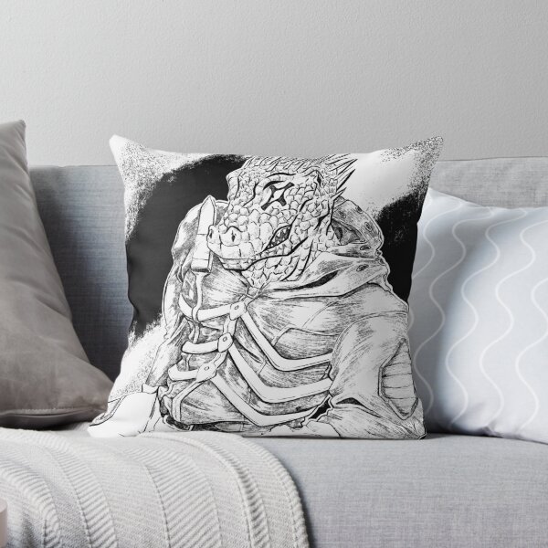 Kaiman Throw Pillow   product Offical kaiju no 8 Merch