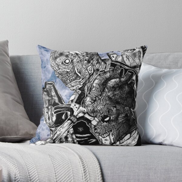 Dorohedoro Noi&Shin Throw Pillow   product Offical kaiju no 8 Merch