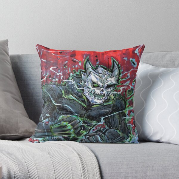 Kafka Hibino - Kaiju no. 8 Throw Pillow   product Offical kaiju no 8 Merch