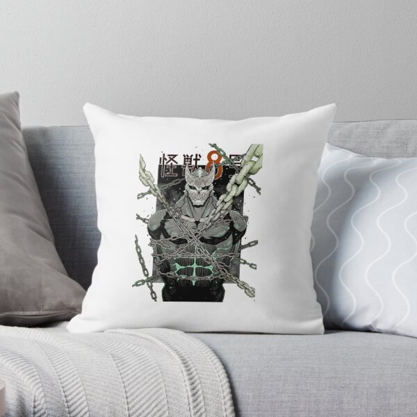 Kaiju No 8  Throw Pillow   product Offical kaiju no 8 Merch