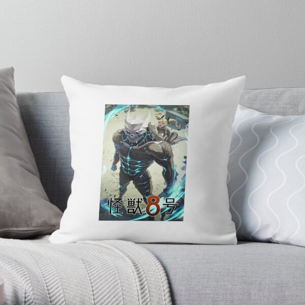 Kaiju No 8  Throw Pillow   product Offical kaiju no 8 Merch