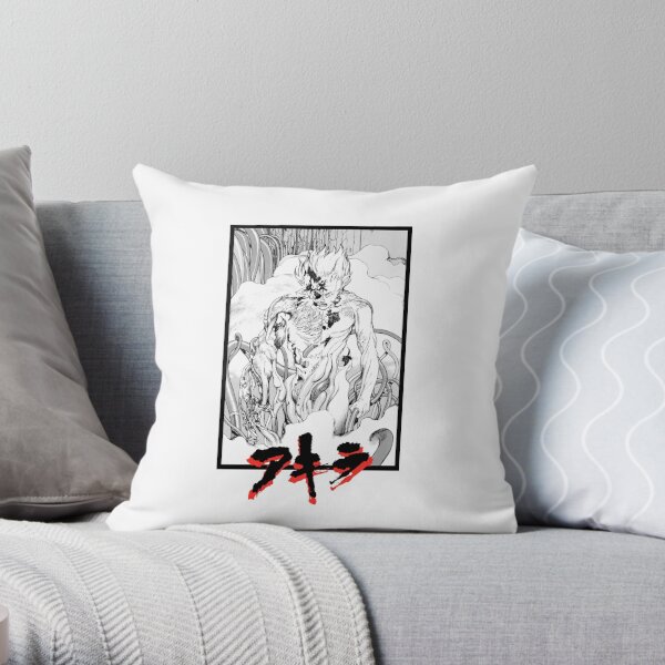 Tetsuo Dying Throw Pillow   product Offical kaiju no 8 Merch